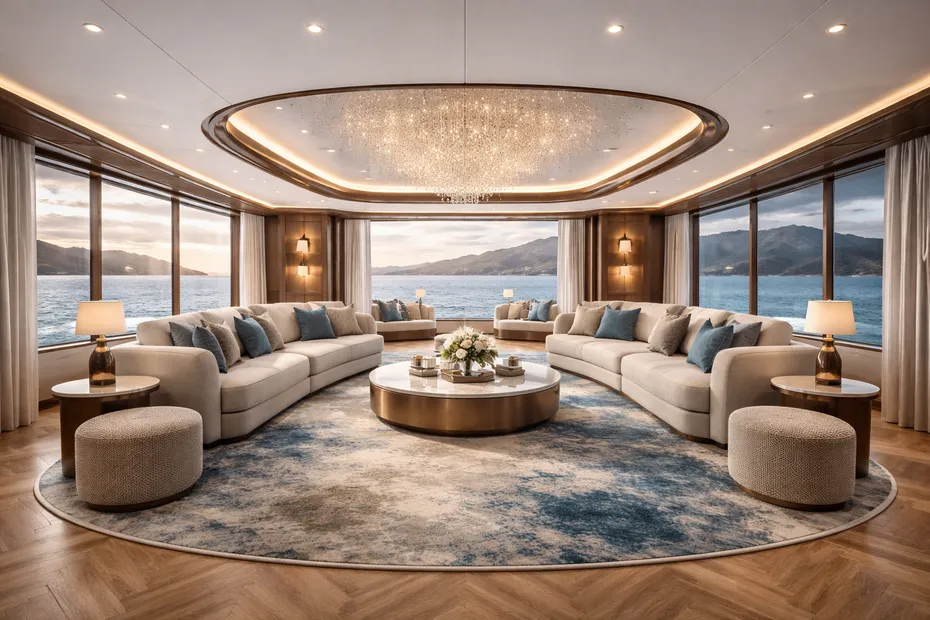 Marine carpet fitting placeholder