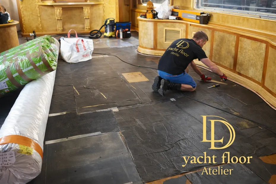 Subfloor preparation placeholder